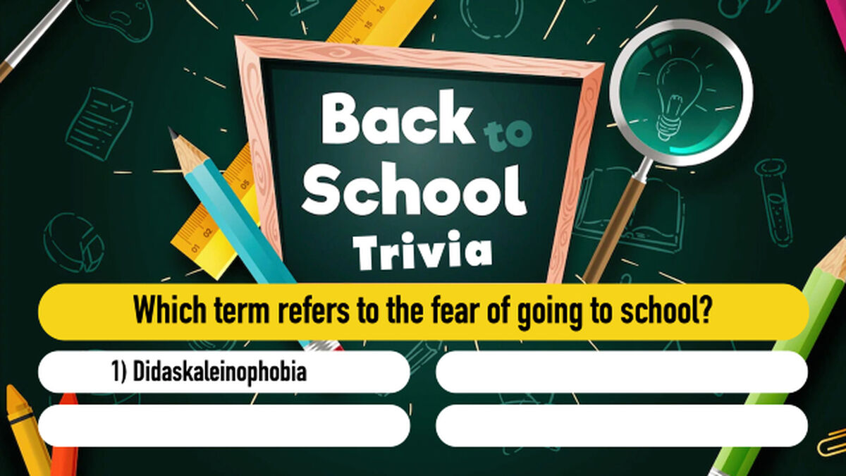 Back to School Trivia image number null